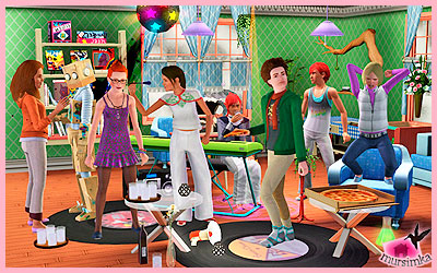 Вечеринки в The Sims 3 Вечеринки в The Sims 3